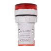 DC Voltage Signal Indicator 22mm Round 6-100V Voltmeter (2 PCS) - 6