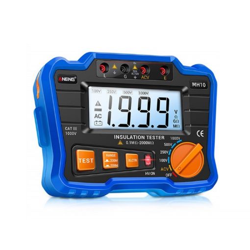 ANENG MH10 Blue Digital High Precision Insulation Resistance Tester - 1