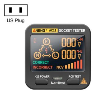 ANENG AC11 Digital Display Socket Tester US Plug - 1