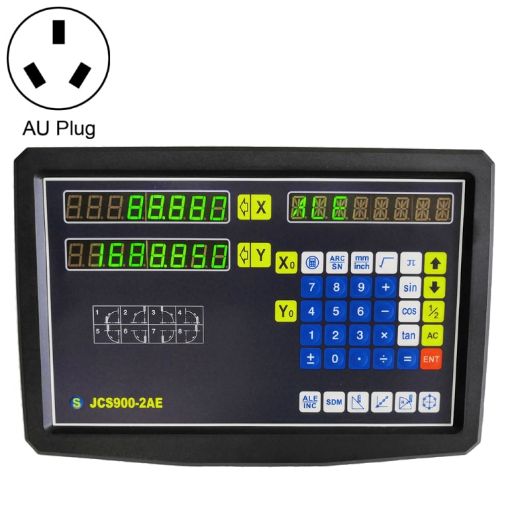 JCS900-2AE Digital Readout Display for Milling Lathe, AU Plug - 1