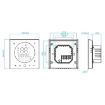 Smart Home Boiler Heating Thermostat 95-240V AC 5A LED (White) - 2