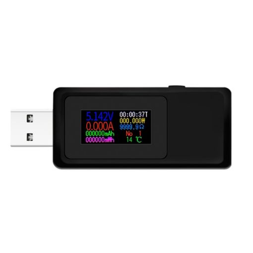 Keweisi KWS-MX19 USB Tester 4V-30V 0-5A Voltage Detector (Black) - 1