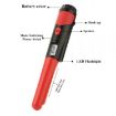 Red Handheld Metal Detector with LCD Display & Flashlight - 5