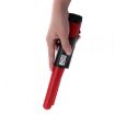 Red Handheld Metal Detector with LCD Display & Flashlight - 7