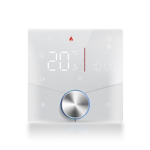 WiFi Smart Home LED Thermostat BHT-009GCLW (White) Boiler Heating - 1