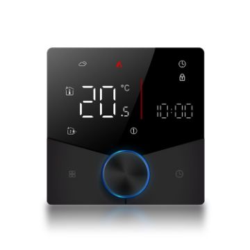 BHT-009GCLW WiFi Smart Home LED Thermostat - Black Boiler Heating - 1