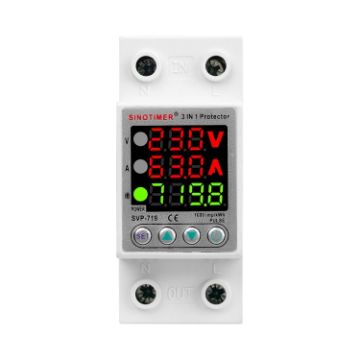 SINOTIMER SVP-719 Voltage Protector & Power Usage Monitor 63A - 1