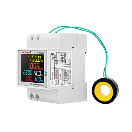 SINOTIMER SDM009 Multifunctional Din Rail Electricity Meter AC250-450V - 1