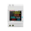 SINOTIMER SDM009 Din Rail Voltage Current Meter AC40-300V - 5