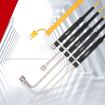 TASI TB601-4 K-Type Elbow Surface Thermocouple Probe for Thermometers - 7