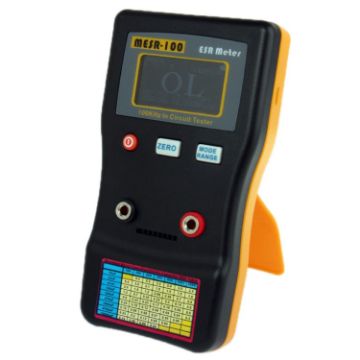 MESR-100 AutoRanging ESR Capacitor/Low Ohm Meter 0.01-100R Orange - 1