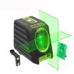 BOX-1G 40mW & 10mW Green Laser Level for Walls and Floors - 1