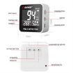SNDWAY SW-825 Air Quality Detector with HiD LED Screen & Alarm - 2