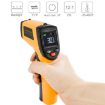 GM333 Digital Laser Infrared Thermometer, Range: -50 to 400C - 6