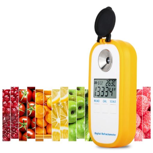 DR103 Digital Fruit Juice Sugar Meter Refractometer LCD Display - 1