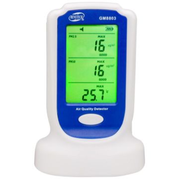 BENETECH GM8803 Indoor Air Quality Detector PM2.5 PM10 Analyzer - 1