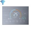 BHT-8000-GALW-SS Smart WiFi Round Thermostat, LCD Display, Stainless Steel - 1