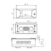 Peacefair PZEM-025 DC Multifunctional Digital Display Tester 50A - 4