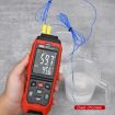 TASI TA612B Dual Channel K-Type Thermocouple Probe Thermometer - 2