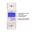 SINOTIMER DDS015 230V Energy Meter, Backlight Display, 5-80A - 6