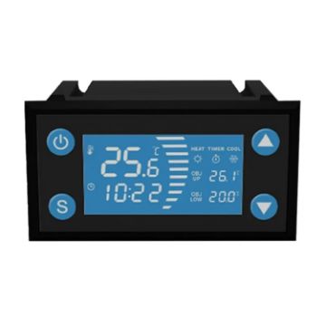 Intelligent Fish Tank & Pet Thermostat Temperature Controller (Black) - 1