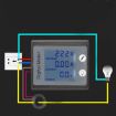 peacefair PZEM-011 AC Digital Voltage Current Meter with CT - 6