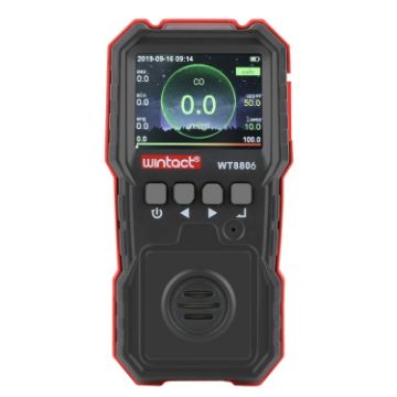 WINTACT WT8806 CO Monitor Rechargeable Gas Sensor Alarm Detector - 1
