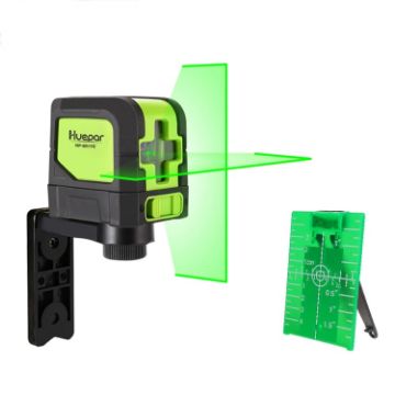 9011G 1V1H 15mW Green Beam Laser Level for Walls & Floors - 1
