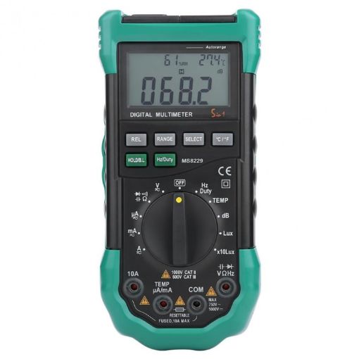 BSIDE MS8229 Multimeter LUX Noise Temperature Humidity Tester - 1