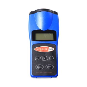 Blue Ultrasonic LED Laser Distance Measure Meter Tool - 1