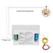 Digital AC Voltmeter Ammeter 100A LCD Panel Monitor 110V-380V (Black) - 6