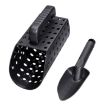 Metal Detector Shovel & Sand Scoop Set Digging Tool (Black) - 1