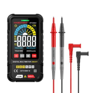 HABOTEST HT124A+ High-Precision Mini Digital Multimeter Display - 1