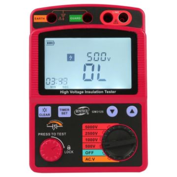 BENETECH GM3125 High Voltage Insulation & Resistance Tester - 1