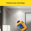 Orange Mini Ultrasonic Distance Measurer with Laser Pointer - 6