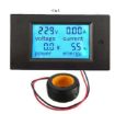PZEM-061 4-in-1 DC Digital Display Meter, AC 80-260V, 100A Black - 1