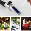 RZ136 Portable Refractometer Brix 0-32% Alcohol 0-26% Sugar Meter - 1