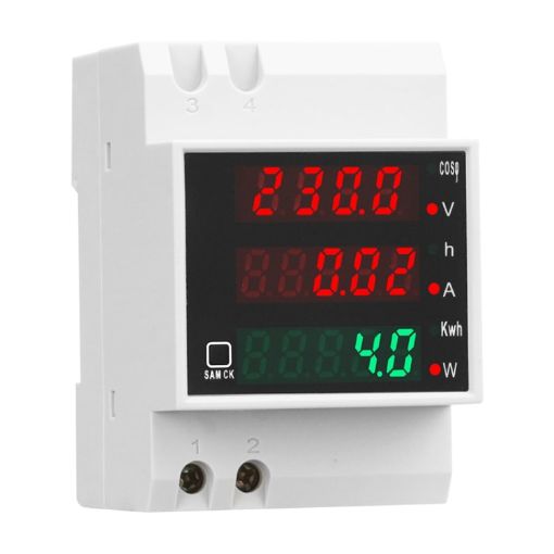 SINOTIMER SDM004 Multi-Function AC Meter for Voltage, Current, Power - 1