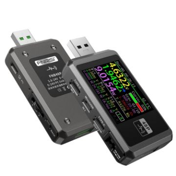 FNIRSI FNB48P USB Phone DC Power Charger Detector, No Bluetooth  - 1