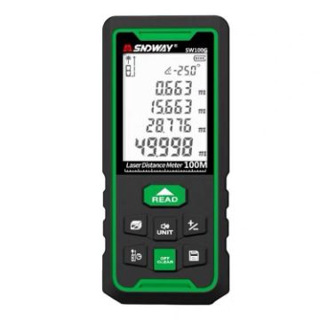 SNDWAY SW100G 100m Green Laser Rangefinder, Indoor/Outdoor Precision - 1