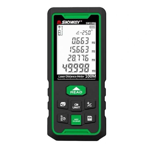 SNDWAY SW100G 100m Green Laser Rangefinder, Indoor/Outdoor Precision - 1