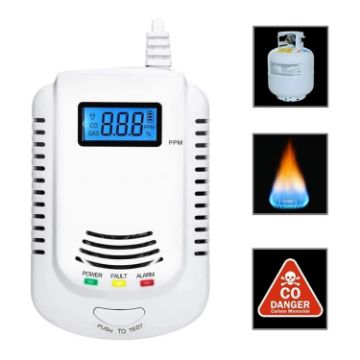 Coalgas Methane Propane Leak Detector Tester, EU Plug, Home Security Tool - 1