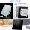 Smart WiFi LED Thermostat 95-240V for Boiler Heating (Black) - 8