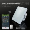 Smart WiFi LED Thermostat 95-240V for Boiler Heating (Black) - 9