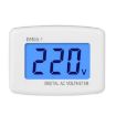 EU Plug DM55-1 AC 110V-220V LCD Digital Voltmeter Tester - 2