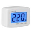EU Plug DM55-1 AC 110V-220V LCD Digital Voltmeter Tester - 3