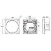 Smart LED Thermostat WiFi, BHT-6001GALW 95-240V AC 5A (Black) - 2