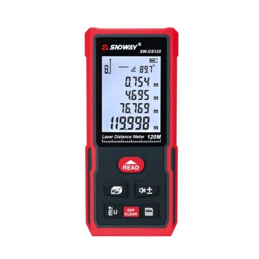 SNDWAY SW-DS120 Laser Rangefinder, 120m Infrared Laser Ruler - 1