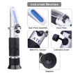 HB-113ATC Black Brix Hand-Held ATC Refractometer - 2