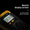 ANENG A830L Yellow Blue Handheld Multimeter Electrical Instrument - 5